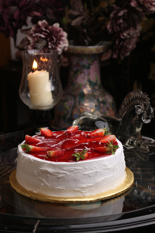 Fresh Strawberry Seasonal Cake